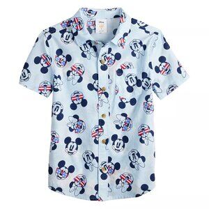 Boy's Disney by Jumping Beans Mickey & Minnie Mouse Americana Button Down - 5 -
